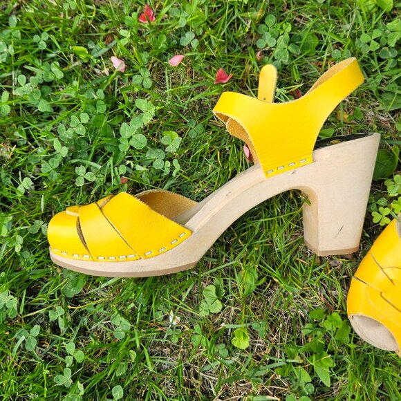 Swedish Hasbeens, Women's Clog Sandal, gently used - sz 39 - $150 - Picture 7 of 12
